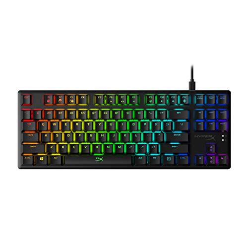 Hyperx Alloy Origins Core – Tastiera Gaming Meccanica Rgb, Tenkeyless, Switch Hyperx Red (Us Layout)