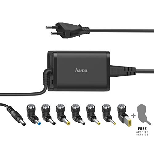 Hama - Alimentatore Per Notebook 19V/45W, 7 Adattatori