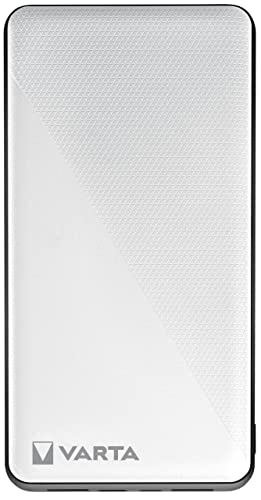 Varta Power Bank Energy 20000 Mah, Include Cavo Di Ricarica, 1X Ingresso Micro Usb, 2X Uscita Usb A, 1X Attacco Bidirezionale Usb Tipo C, Ricarica Vel