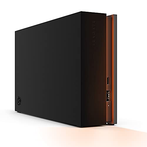 Seagate Firecuda Gaming Hub, 8 Tb, External Hard Drive Hdd, Pc-Gaming, Customisable Rgb Led Lighting, Dual Forward-Facing Usb, 3 Years Rescue Services