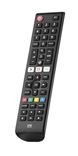 One For All – Telecomando Sostitutivo Per Tv Samsung – Nessuna Installazione Necessaria – 3 Tasti Di Scelta Rapida Dell’App – Nero - Urc4910