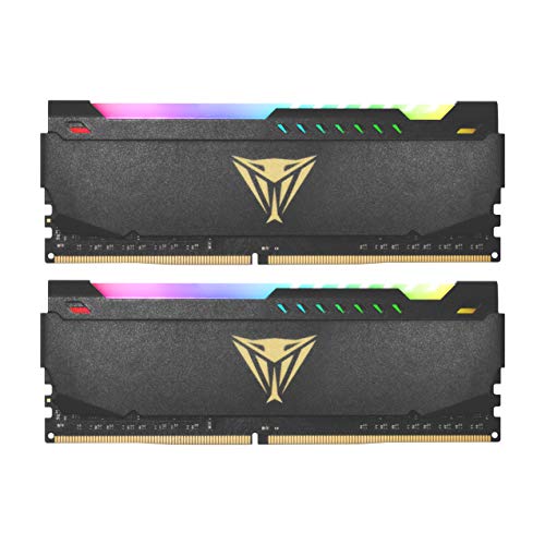 Patriot Memory Viper Steel Rgb Kit Ddr4 Ram Led 32Gb (2 X 16Gb) 3200Mhz Cl16