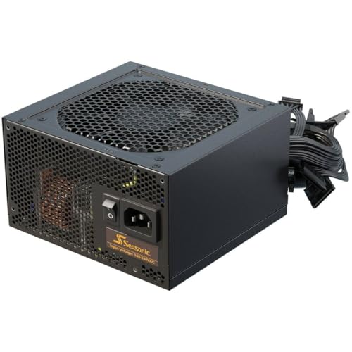 Seasonic B12 650W 80 Plus Bronze Wired Psu, Single Rail, 54A +12V, Black, Atx Psu