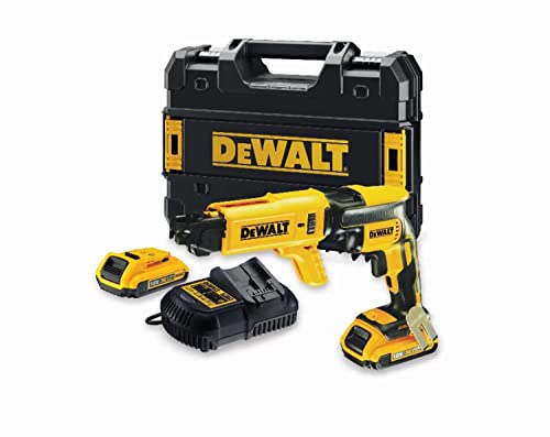 Dewalt Avvitatore Per Cartongesso 1/4" 18V Con Meccanismo Di Caricamento, Dcf620D2K-Qw