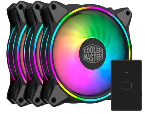 Cooler Master Masterfan Mf120 3In1 Halo Argb - Rgb Indirizzabili A Doppio Anello, Case E Eliche Dal Design Ibrido, Protezione Sensore Inceppo E Telaio