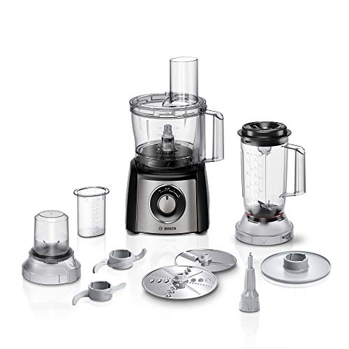 Bosch Multitalent 3 Plus Robot Da Cucina, Nero/Acciaio Inossidabile