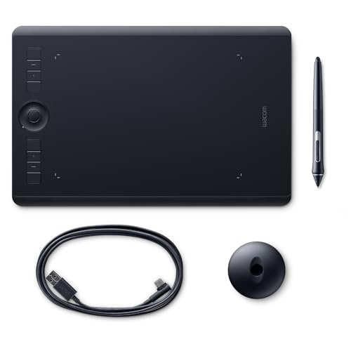 Wacom Pth 660 N Intuos Pro M Tablet Grafico E Di Nero [Versione Nord-Europa]
