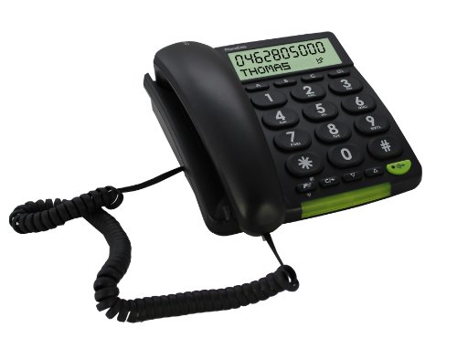 Doro Phoneeasy 312Cs Telefono A Filo Con Tasti E Display Grandi, Nero