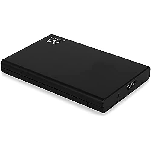 Ewent Case Esterno Per Disco Rigido Hd 2,5" Sata E Ssd Hdd 9.5 Mm E 7 Mm, Connessione Usb 3.0, Compatibile Con Windows E Mac