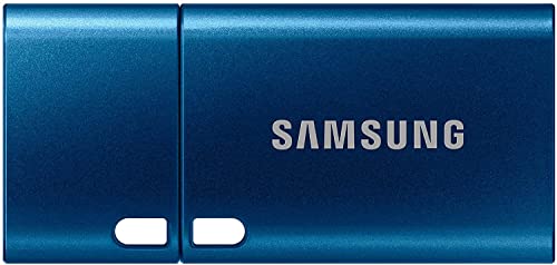 Samsung Memorie Type-C Usb Flash Drive, Usb 3.2, Type-C, Velocità Di Lettura Fino A 300 Mb/S, 64 Gb, Blu (Muf-64Da)