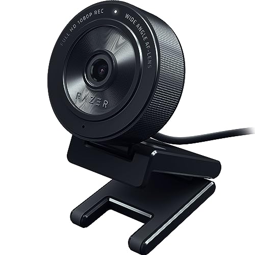 Razer Kiyo X - Webcam Usb Per Lo Streaming In Full Hd 1080P 30 Fps O 720P 60 Fps, Autofocus, Plug + Play, Impostazioni Completamente Personalizzabili,