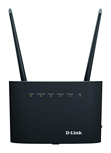 D-Link Modem Router, Wireless Ac1200 Gigabit, Vdsl/Adsl, Vdsl2 +, 802.11Ac Wave 2, Mu-Mimo, Dual-Band, Fino A 866 Mbps Su Banda A 5 Ghz O 300 Mbps Su
