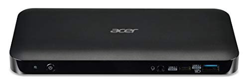 Acer Usb Type-C Dock Iii (2 Usb 3.1 Type-C, 3 Usb 3.1, 2 Displayport, 1 Hdmi 2.0, Audio, Rj-45, Kensington Lock, Supporto Per Posizionamento Flessibil