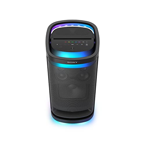 Sony Srs-Xv900 – Potente Altoparlante Bluetooth Per Feste Con Suono Omnidirezionale (Illuminazione, Per Interni Ed Esterni, Batteria Da 25 Ore, Funzio