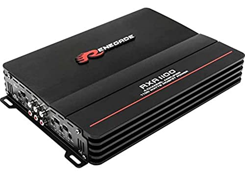 Renegade Rxa1100 Amplificatore Per Auto – Amplificatore Per Auto (Nero, 50 – 250 Hz, 50 – 250 Hz, 0 – 12 Db)