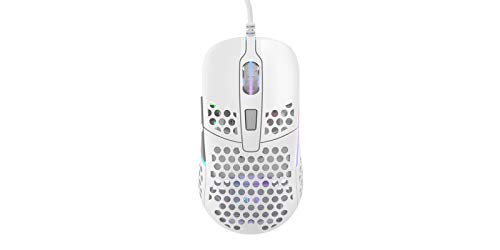 Xtrfy M42 Rgb - Mouse Da Gaming Superleggero - Con Cavo E Sensore Pixart 3389 All'Avanguardia - Struttura Modificabile Con 2 Moduli Inclusi - Retroill