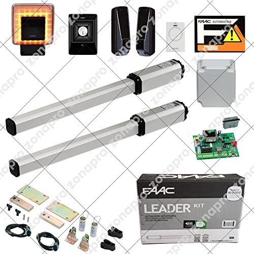 Leader Kit 230V Green Kit Motore Cancello A Battente Faac