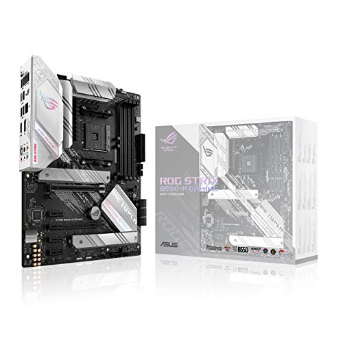 Asus Rog Strix B550-A Gaming Scheda Madre Amd B550 Ryzen Am4 Gaming Atx Con Pcie 4.0, Stadi Di Potenza In Team, 2.5Gb Ethernet, Dual M.2 Con Dissipato