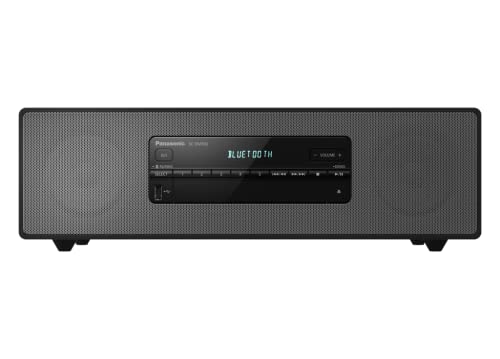 Panasonic Sc-Dm502E-K Sistema Micro Hi-Fi, 40W, Radio Fm, Dab/Dab+, Lettore Cd, Porta Usb, Bluetooth, Aux, Riproduzione Mp3, Alloggiamento In Legno E