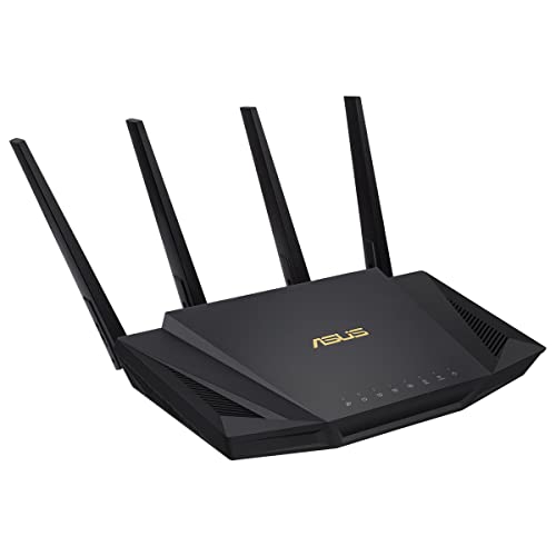 Asus Rt-Ax58U Router Estendibile Con Mobile Tethering, Alternativa Ai Router 4G 5G, Mesh Wifi 6 Ax3000 Dual-Band, Tecnologia Ofdma E Mu-Mimo, Trend Mi