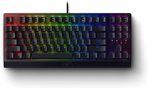 Razer Blackwidow V3 Tenkeyless, Interruttore Giallo,, Tastiera Da Gioco Meccanica Compatta, Interruttori Silenziosi, Fattore Di Forma Compatto, Tasti