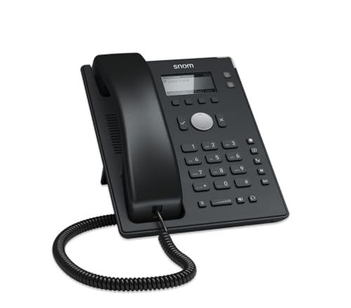 Snom D120 Desk Telefono, 2 Sip Identita, Basso Consumo Energetico, Poe, 5 Tasti Funzione, Display Grafico Retroilluminato, ° Grado Di Chiamata Indicat
