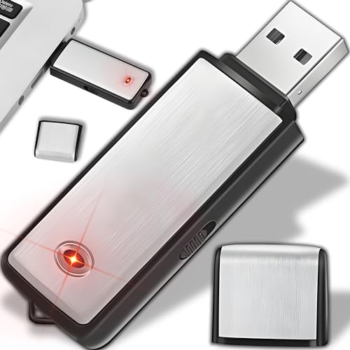 Retoo Registratore Digitale Professionale Usb Con 8 Gb Di Memoria E Registrazione Silenziosa Per Presentazioni, Interviste, Riunioni, Registratore Voc