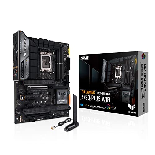 Asus Tuf Gaming Z790-Plus Wifi Scheda Madre Intel Lga 1700 Atx, Pcie 5.0, 4 Slot M.2, 16+1 Drmos, Ddr5, 2.5Gb Ethernet, Wifi 6E, Hdmi, Usb 3.2 Gen 2 T