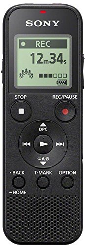 Sony Icd-Px370 Registratore Digitale Mono, Optimized Voice Rec, Altoparlante Integrato, Jack Cuffie E Microfono, Memoria 4 Gb + Slot Microsd, Usb Inte