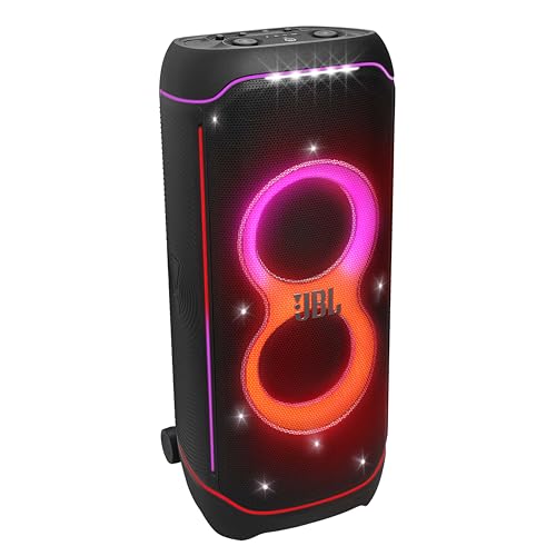 Jbl Partybox Ultimate Speaker Portatile Wireless Per Feste, Cassa Altoparlante Con Luci Integrate E Bassi Profondi, Impermeabile Ipx4 Per Uso Esterno,