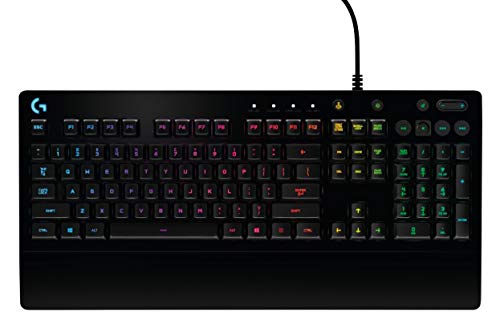 Logitech G213 Prodigy Tastiera Gaming Cablata, Lightsync Rgb, Tasti Retroilluminati, Resistente Agli Schizzi, Tasti Personalizzabili, Controlli Dedica