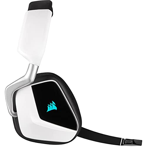 Corsair Void Rgb Elite Cuffie Da Gioco Senza Fili - Suono Surround 7.1 - Microfono Omnidirezionale - Padiglioni Auricolari A Rete In Microfibra - Comp