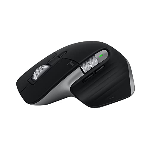 Logitech Mx Master 3S Per Mac - Mouse Bluetooth Wireless Con Scorrimento Ultraveloce, Ergonomico, 8.000 Dpi, Tracciamento In Vetro, Clic Silenziosi, U