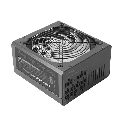Tacens Radix Vii Ag 800, Alimentatore Full Modulare 800W Atx , 10 Anni Garanzia, 80Plus Silver, +87% Di Efficienza, Ventola Fdb Da 140 Mm Con Tecnolog