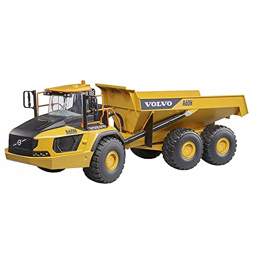 Bruder 02455 - Dumper Volvo A60H, Veicolo Da Costruzione, Cantiere, Dumper, Giocattolo