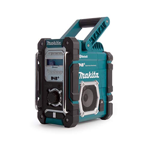 Makita Dmr112 Radio Da Cantiere Dab/Dab+, Agli Ioni Di Litio, Con Bluetooth, Batterie E Caricabatterie Non Inclusi