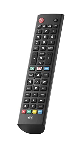 Telecomando Sostitutivo Per Tv Lg Di One For All – Funziona Con Tutti I Televisori Lg – Funzione Di Apprendimento – Nero – Urc4911