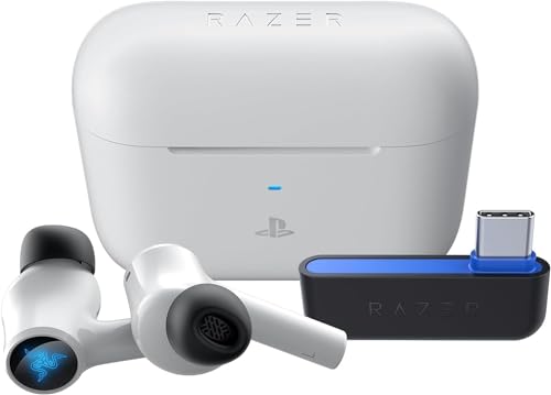 Razer Hammerhead Hyperspeed, Auricolari Wireless Da Gaming Multipiattaperma Per Playstation, Hyperspeed Wireless, Anc, Bluetooth 5.2, Con Razer Chroma