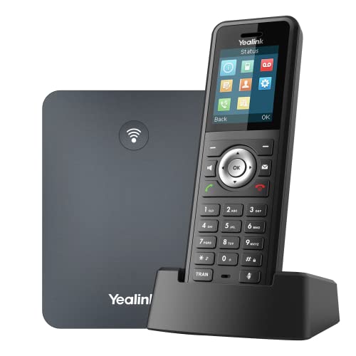 Yealink W79P Dect Ip Sistema Telefonico W79P + W59R, Nero