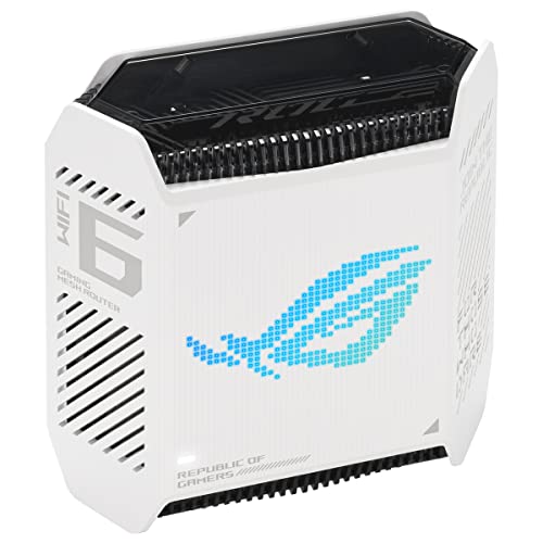 Asus Gt6 Tri-Band Wifi 6 Sistema Wifi 6 Mesh Con Mobile Tethering, Alternativa Ai Router 4G 5G, Porta 2.5 G 5,9 Ghz, Copre Oltre 500 Mq, Asus Rangeboo