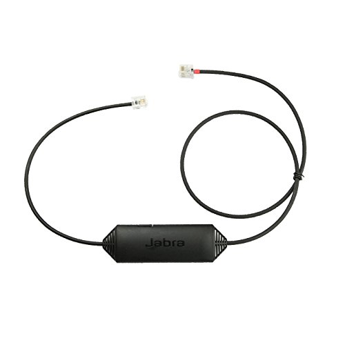 Jabra 14201-43 Electronic Hook Switch Control Adapter For Pro 920/925 And Motion Office For Cisco Ip Phones 6945 - Black