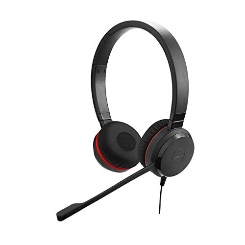 Jabra Evolve 30 Uc Stereo Headset – Unified Communications Headphones For Voip Softphone With Passive Noise Cancellation – Usb-Cable With Controller –
