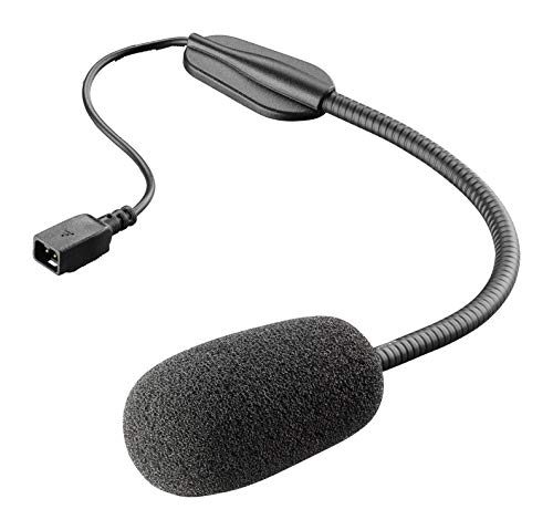 Interphone | Micboomflatsp | Ricambio Microfono Ad Asta Per Interfoni Da Moto Modello Avant, Tour, Sport, Link, Shape
