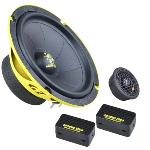 Ground Zero Gzic 165.2Spl 165 Mm / 6.5″ 2-Weg Spl Component Luidsprekersysteem (Gzic165.2Spl)