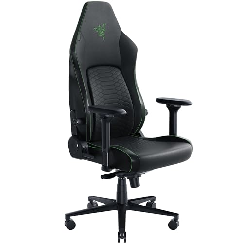 Razer Iskur V2 - Gaming Chair With Adaptive Lumbar Support (Epu-Grade Synthetic Leather, High Density Foam Cushions, 4D Armrests, Fully Adjustable Lum