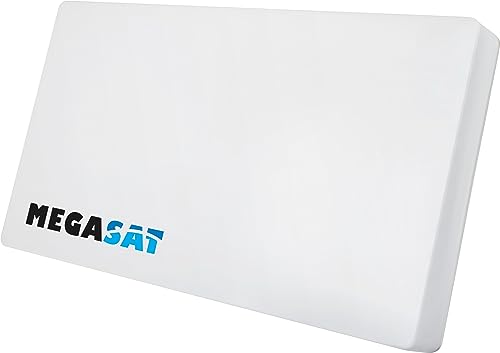 Megasat 200210 - Antenna Piatta D1 Profi-Line, Colore: Bianco