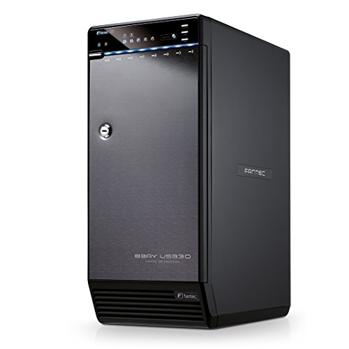 Fantec Qb-X8Us3-6G Case Esterno A 8 Alloggiamenti Per Hard Disk Da 8,89Cm ( 3,5"), Usb 3.0 Superspeed Ed Esata, Supporto 6G, 2 Ventole Da 80Mm Termoco
