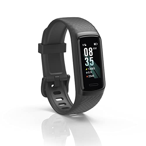 Hama - Fitness Tracker Fit Track 3910", Lcd 1,05", Pulsimetro, Calcolo Calorie, Contapassi, Ossigenazione Sangue, 14 Tipi Di Sport, Monitor Sonno