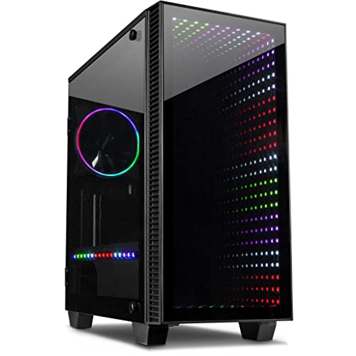 Caja Pc Inter-Tech X-608 Infinity Micro Tower Ventilador 1X120Mm Rgb