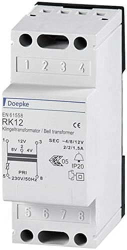 Doepke 4014712040502 - Trasformatore Per Campanello Rk12, 12 V